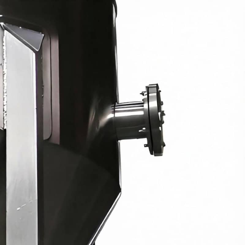 Industrial bulk material storage silo hopper